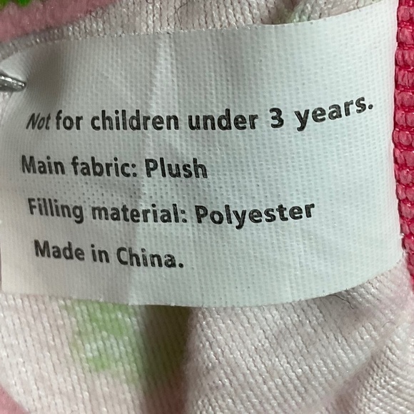 CLLayees Plush Bunny Doll Pink Floral Dress 20”  Stuffed Animal Toy - Picture 10 of 10